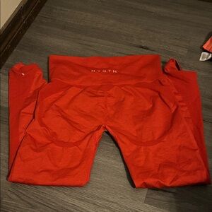 NVGTN Vibrant Red Active Leggings